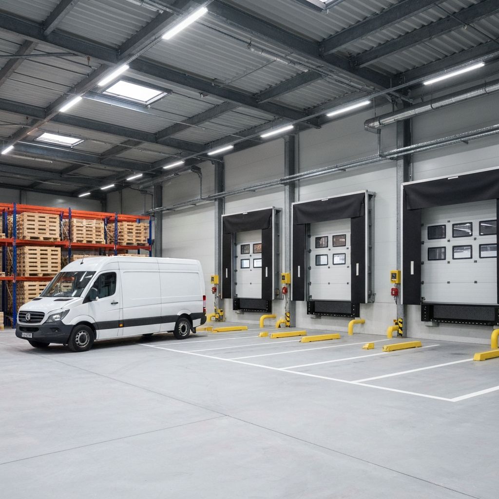 Modern logistics warehouse